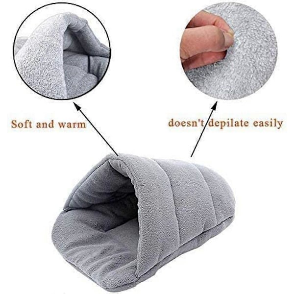 Varmt Marsvinhus Marsvin Tilbehør Lille Dyr Plys Hule Snuggle Bed Marsvin Kanin Tilbehør Hamster