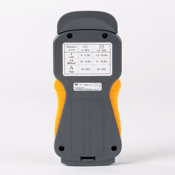 Fuktdetektor - Enkel testare - Mätområde: 5-50% trä, 1.5-33% material