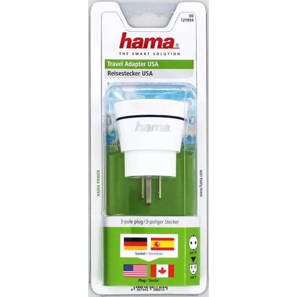Reiseadapter EU-USA