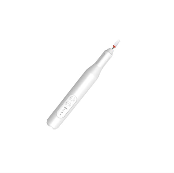 Electric Nail File with Adjustable Speed and Replaceable Heads for Professional Manicure Silver