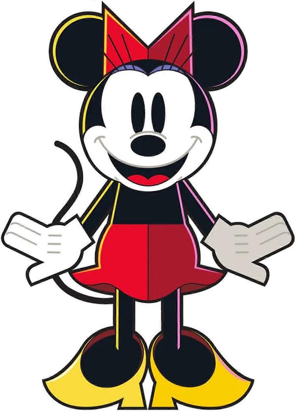FiGPiN - Disney 100-årsjubileum - Minnie Mouse Emblemsmerke (1076)  [SAMLEOBJekter] Smykke, Samleobjekt USA-import