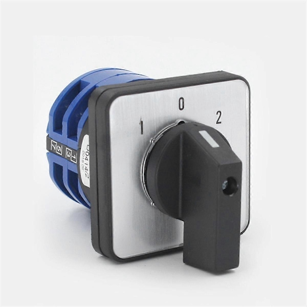 Växelswitch 3 Positioner 8 Terminaler Universal Rotationskamväljare Låsande Brytare