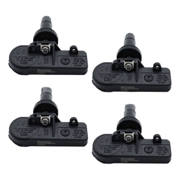 4 stk. Dekktrykksensorer 68241067Ab Direkte Erstatning for Dodge Charger