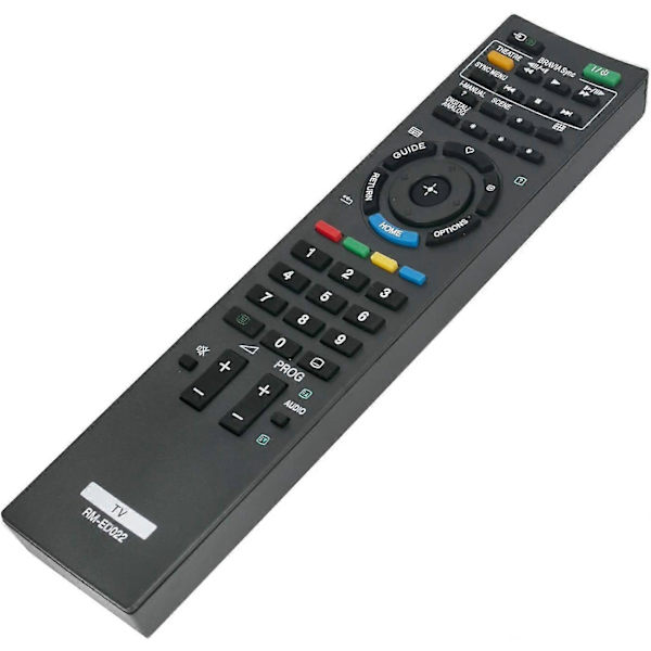Fjärrkontroll RM-ED022 Ersatt för Sony LCD Bravia TV RMED022 KDL-22BX200 KDL-22BX200/W KDL-22EX302 KDL-26EX302 KDL-32BX300 KDL-32BX300U2 KDL-32BX301
