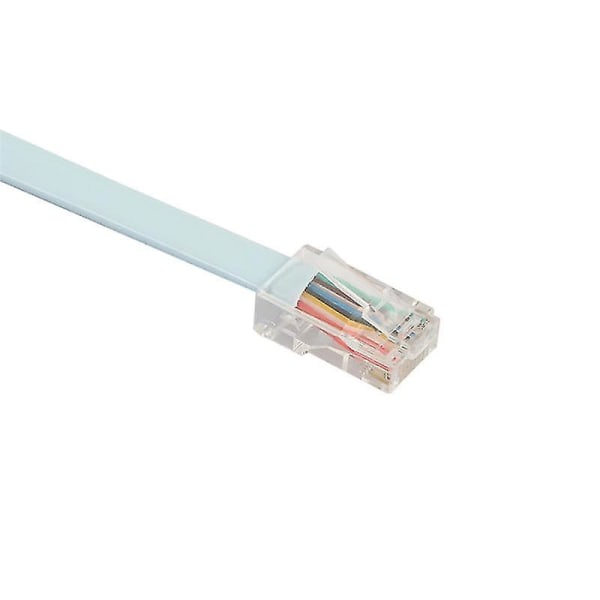 Usb-konsollkabel Rj45 Cat5 Ethernet til Rs232 Db9 Com-port seriell kvinnelige rutere Nettverksadapter Ca