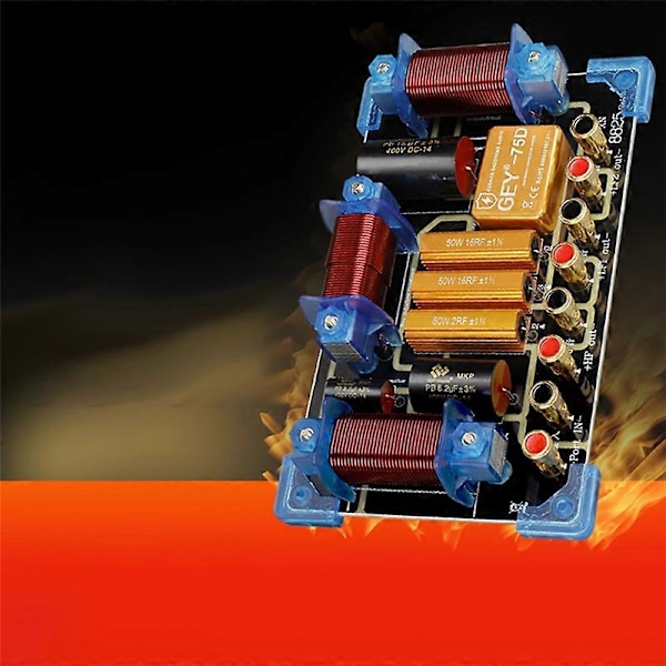1800W Audio Frekvensdeler To Vejs Højttaler Delefilter 12 15 Tommer Sceneoptræden Høj Effekt Freq