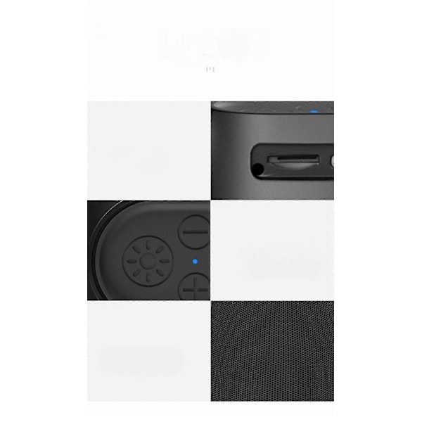 LED RGB S Tand Ser, 5W Bærbar Trådløs Tand Ser M/HD, IPX5, 12 timers Afspilning, TF (rød)-YoGo