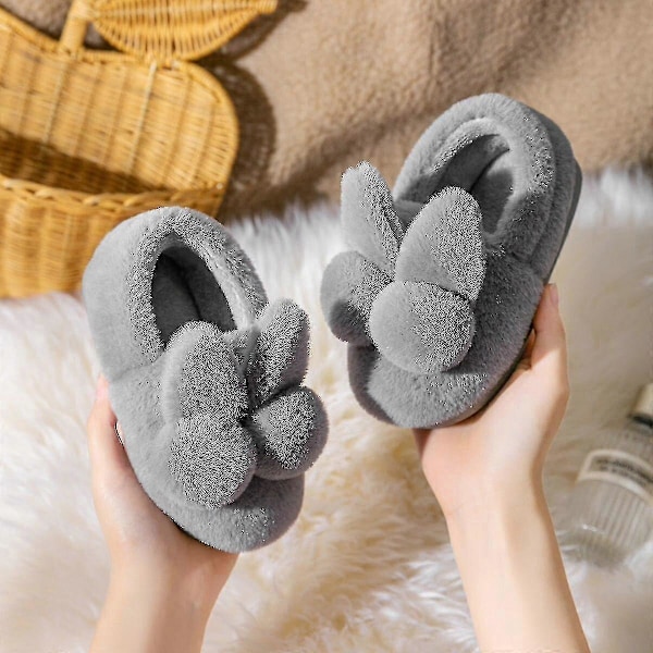 Børne Indendørs Hjemmesko Til Hjemmet Bløde Hjemmesko Piger Vinter Varme Fluffy Børnesko Mor Far Gulv Baby Hjemmesko Drenge Miaoyoutong