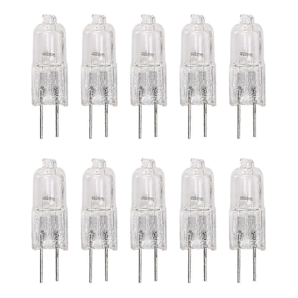 10 st G4 Halogenlampa Belysning 10W Varmvit