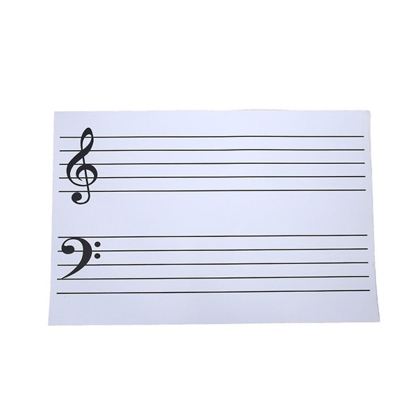 Lett undervisningstavle Whiteboard tavle for musikknoter