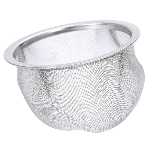 2 st Rostfritt Stål Sil Dräneringsnät Te Sil Tekanna Filter Silver