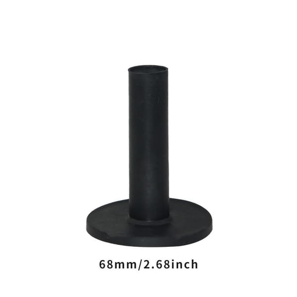 Golfpeggar i gummi för driving range 3 storlekar 58/68/85 mm 3-pack Svart