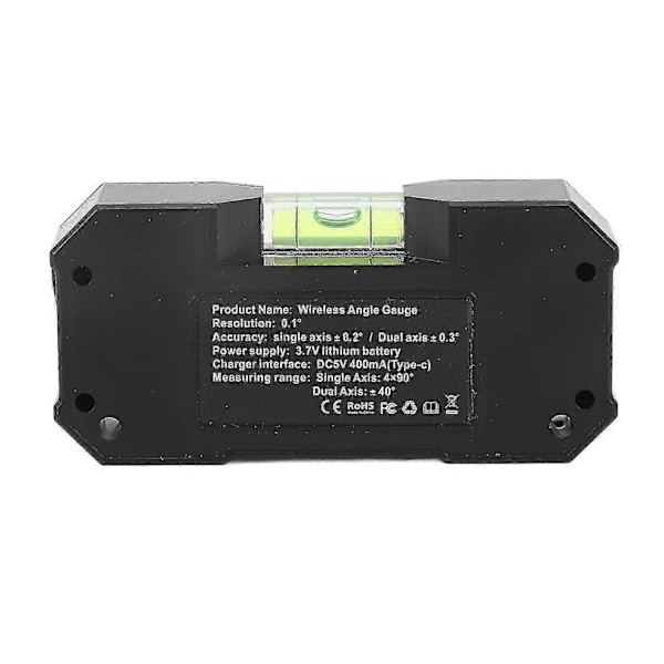 Digital Vinkelmåler Dobbeltakse Hældningsmåler Magnetisk Adsorption LCD Display Elektronisk Vinkelfinder m