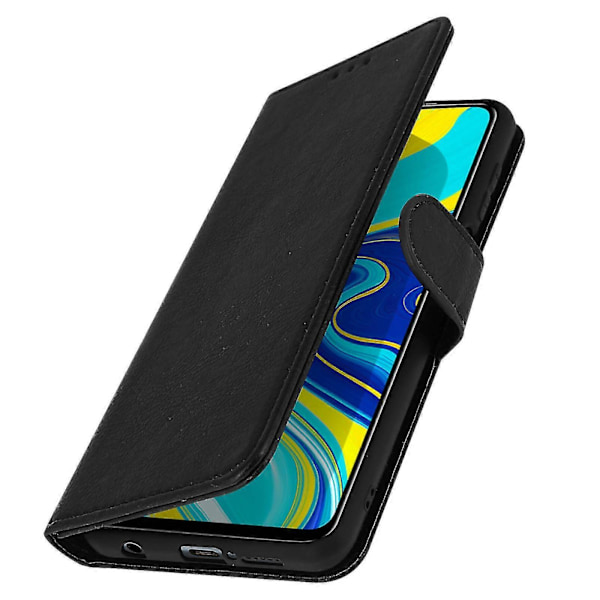 Lompakkokotelo, magneettikannella ja jalustalla Redmi Note 9 Pro Max/9 Pro/9S -puhelimille