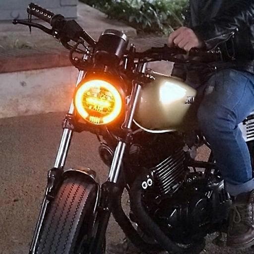LED-frontlykt motorsykkelgodkjent