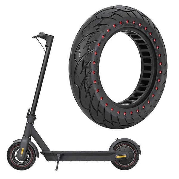 För elscooter däck 10x2.125 Dubbelt Honeycomb Däck Halkfritt Slitstarkt Solid Däck