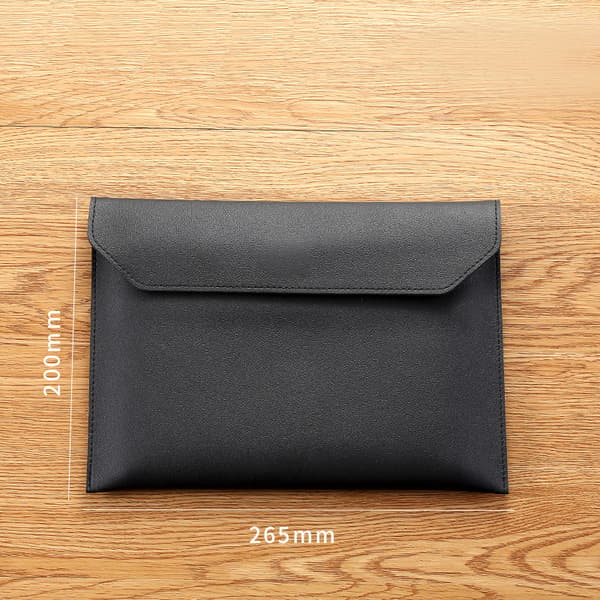 B5 Business Sort PU-dokumenttaske