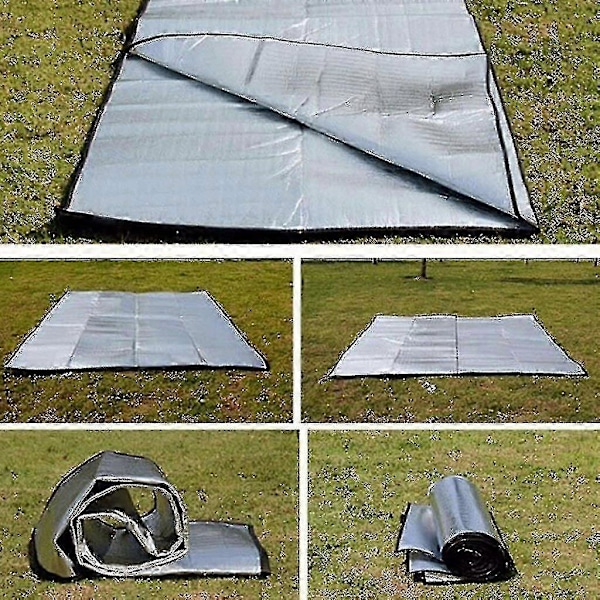 Aluminium Isolerende Matte Skummatte Liggeunderlag For Camping Isolasjonsmatte Sammenleggbar Teltmatte Gulvunderlag Termisk - JS