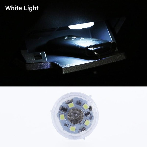 Bil Mini Led Touch Switch Light Auto Wireless Ambient Lamp Nattleselys
