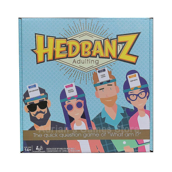 Hedbanz Adulting Board Game Guess Who I Am English Version-jbk