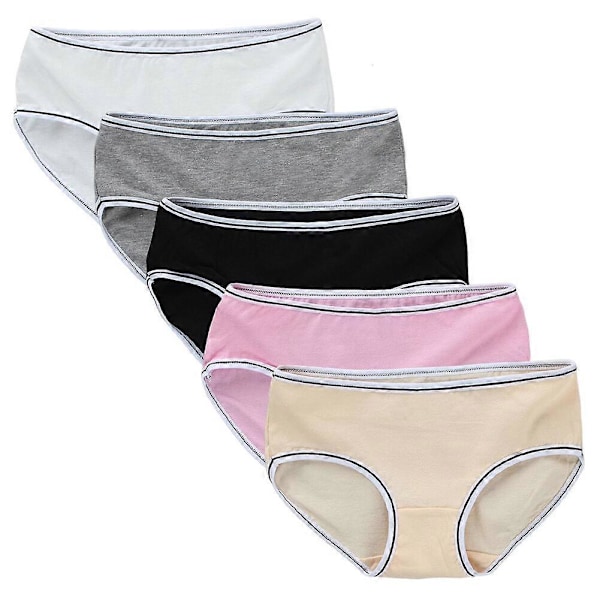 5-pack Underkläder för Flickor, Stretchbomull, Andningsbara, Storlek: En Storlek - FÄRG: Set 1