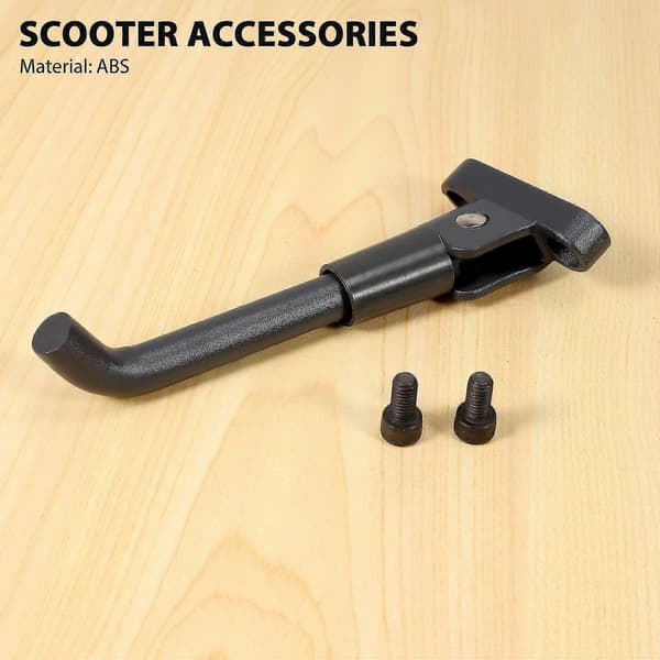 Scooter Parkeringsstativ Kickstand Til M365 El-Scooter Skateboard Tilbehør Tripod SORT