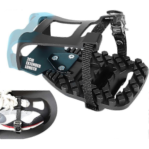 Barsinfi Tåburer for Peloton Sykkel & Peloton Bike+ Pedaler Kompatible Tåbur Adaptere, Tåclips Bur