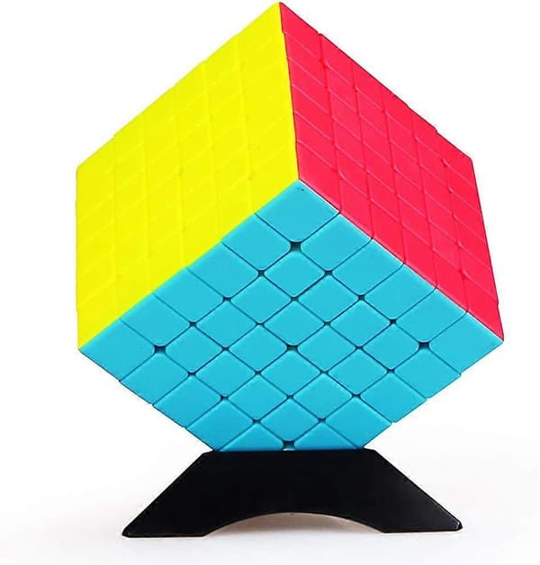 Magisk Kub 7X7 Stickerless - Speed Cube 7X7X7 3D Pussel Kub Leksaker