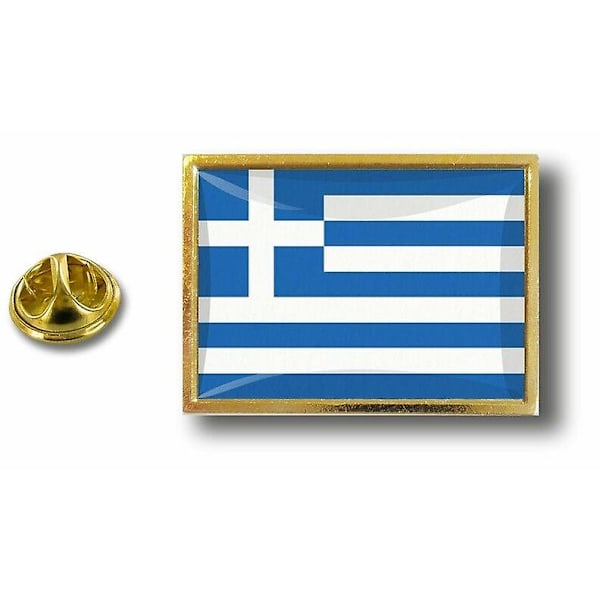 Pine PineS Badge Pin-apos;s Metal Med Grekisk Flagga Fjäril Klämma
