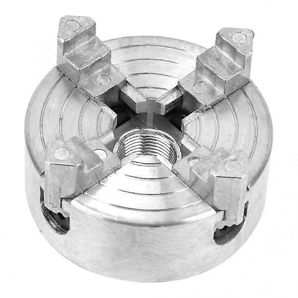 Dreiebenk Chuck, Sink Legering 4-kjeve Chuck Klemme Tilbehør Tre Dreiebenk Chuck Tredreiing Chuck Trebearbeiding Dreiebenk Chuck Miniatyr Dreiebenk For Mini Metall L