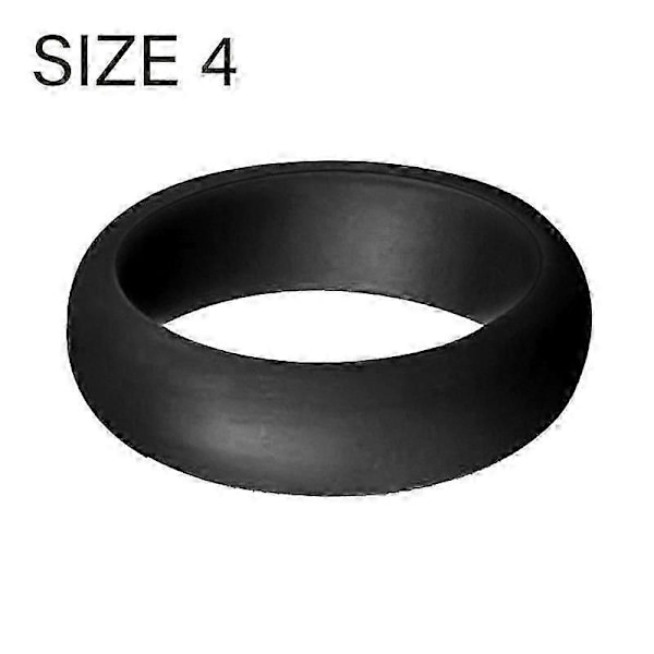 5.7mm Silikonringer for menn og kvinner Silikon Vielsesring Utendørs Sport-Yogu