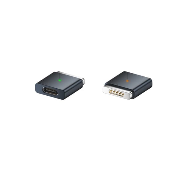 USB-C til MagSafe 2-adapter 100W - Lad MacBook-en din enkelt, kompatibel med MacBook Pro og MacBook Air Blå