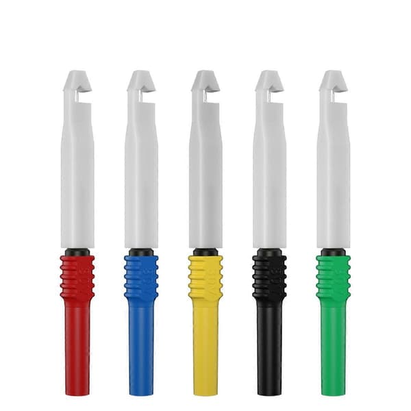 Digitalt multimeter testledningssett Alligatorklemme til 4MM bananplugg med testprobe bakprober sett