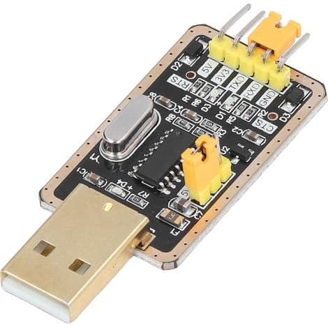 USB-TTL-sarjasovitinpiirin muunninmoduuli + virheenkorjauskaapeli (3,3V 5V)