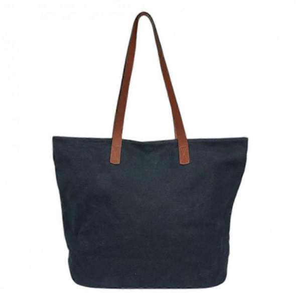 Sophos Vesker Vokset Canvas Tote Bag Navy