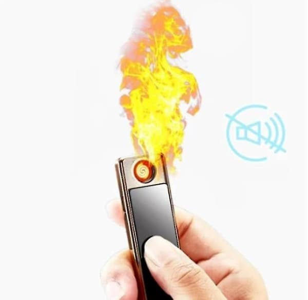 Vindtett USB-buelighter, Giger-lighter, slank spolelighter -sz.10697