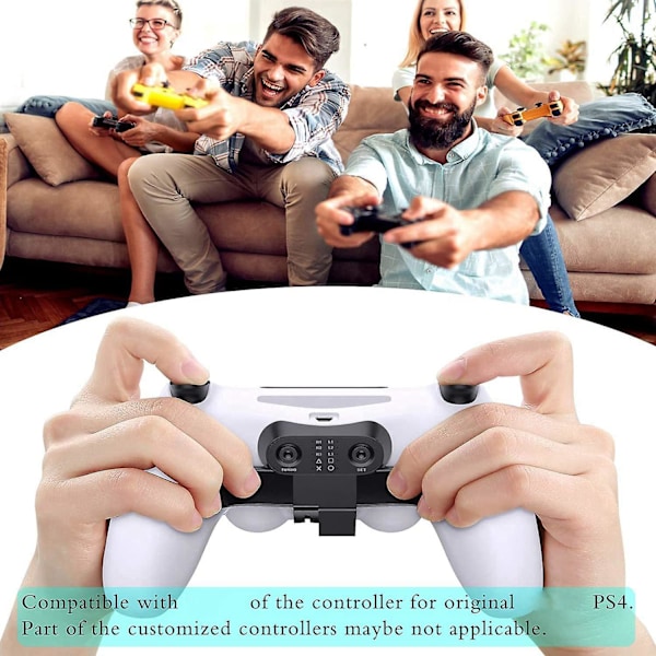 Ersättningsknappar för PS4-kontroll Back Button-tillbehör för Dualshock4 Gamepad Bakre förlängningsknapp