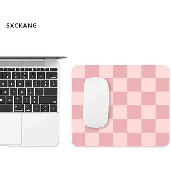 Square Mouse Pad with Non-Slip Edge - Natural Rubber for Home & Office, compatible with all computer mice