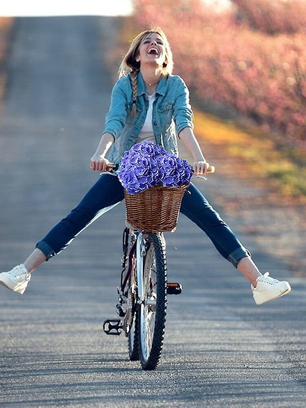 Handgjord Flätad Korg Multifunktionell Barncykelkorg