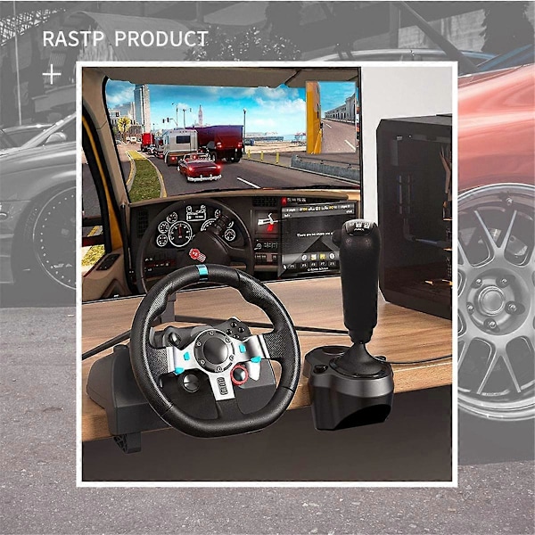 USB-vaihdekeppi Logitech G923 G29 G27 G25 TH8A:lle ETS2&ATS Scania-kuorma-autoille korkea- ja matalavaihteille simulaattorille