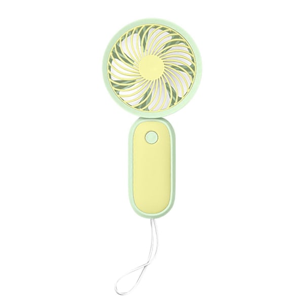 Portabel Fläkt Mini Fläkt USB Laddningsfläkt Skrivbords Mini Fläkt Handhållen Fläkt - FÄRG: GN