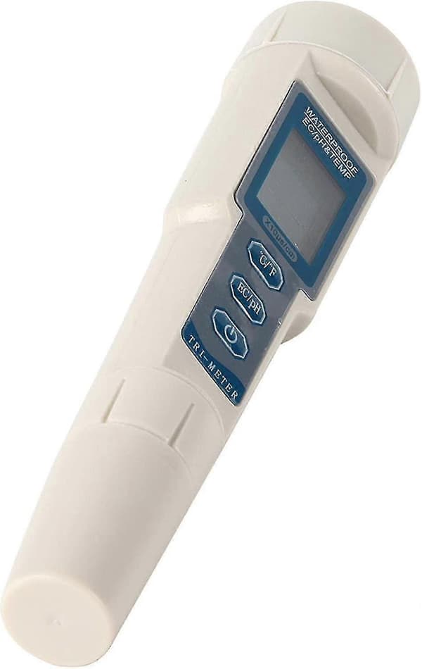 PH-mätare, Hög Noggrannhet Bärbar Digital PH-mätare, 3 i 1 PH/EC/Temp Vattenkvalitetsmätare för Dricksvatten, Akvarium, Pool, Spa