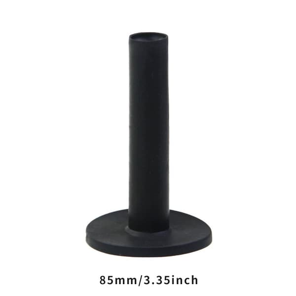 Golfpeggar i gummi för driving range 3 storlekar 58/68/85 mm 3-pack Svart