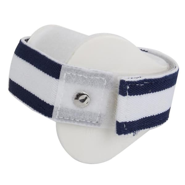 1 st Ajusterbart Tennisarmbåge Stöd Epicondylitis Spänne Smärtlindring Vit (L)
