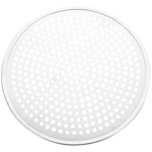 Pizza bageplade i rustfrit stål med huller, pizza bageplade til husholdningsovn, pizza bakke