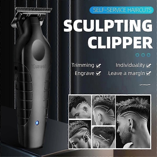 Km2299 H Clipper 0mm Nollställd Skärning Klippmaskin Herr Sladdlös H Trimmer Elect-Yogu