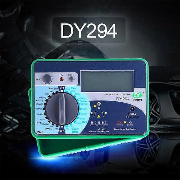 DY294 Digital istor DC Parameter Tester Felteffekt Rør Tester Multifunksjonell Halvleder T