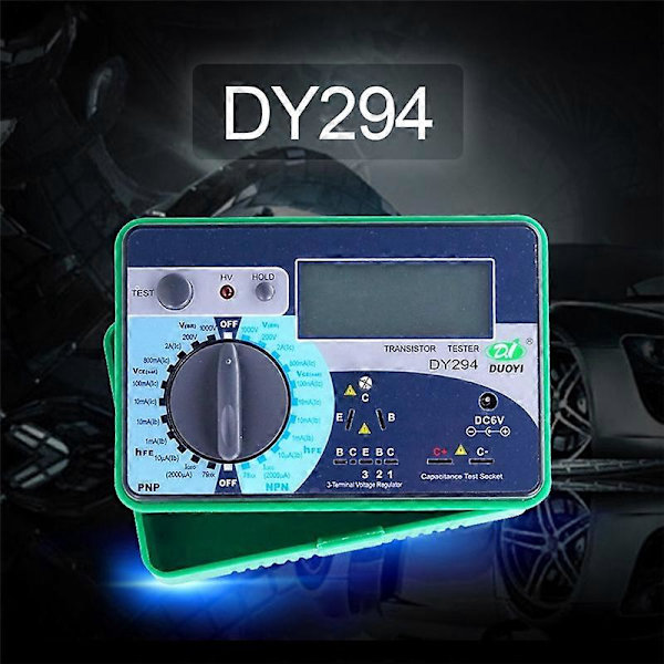 DY294 Digital istor DC Parameter Tester Felteffekt Rør Tester Multifunktionel Halvleder T