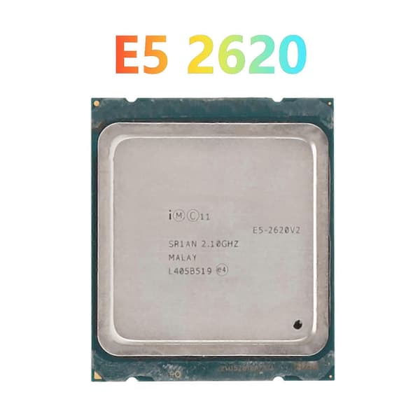Til Xeon E5 2620 V2 CPU LGA2011 Pin Processor CPU til X79 BTC Mining Bundkort til X79 Bundkort