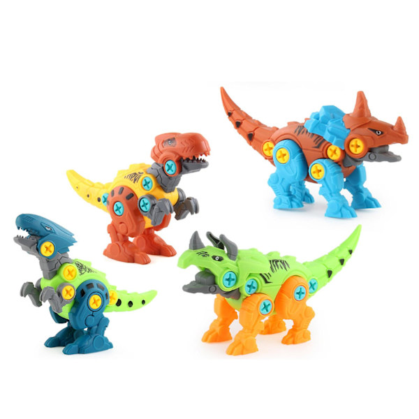 Børns Adskillelige Dinosaur Sæt Fleksibelt Forbedrer Fantasien Uddannelsesmæssige Dinosaur Blokke Legetøj